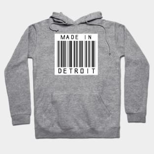 Detroit barcode Hoodie